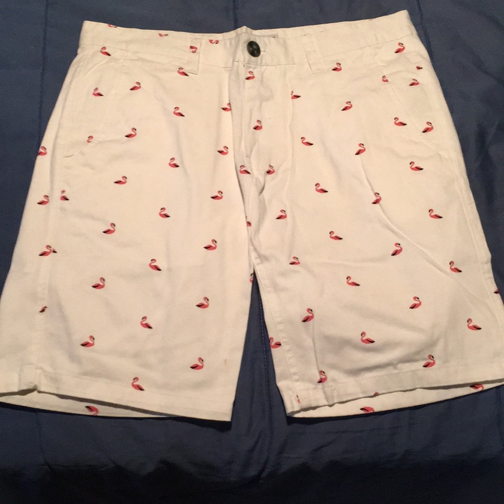 White Flamingo Shorts